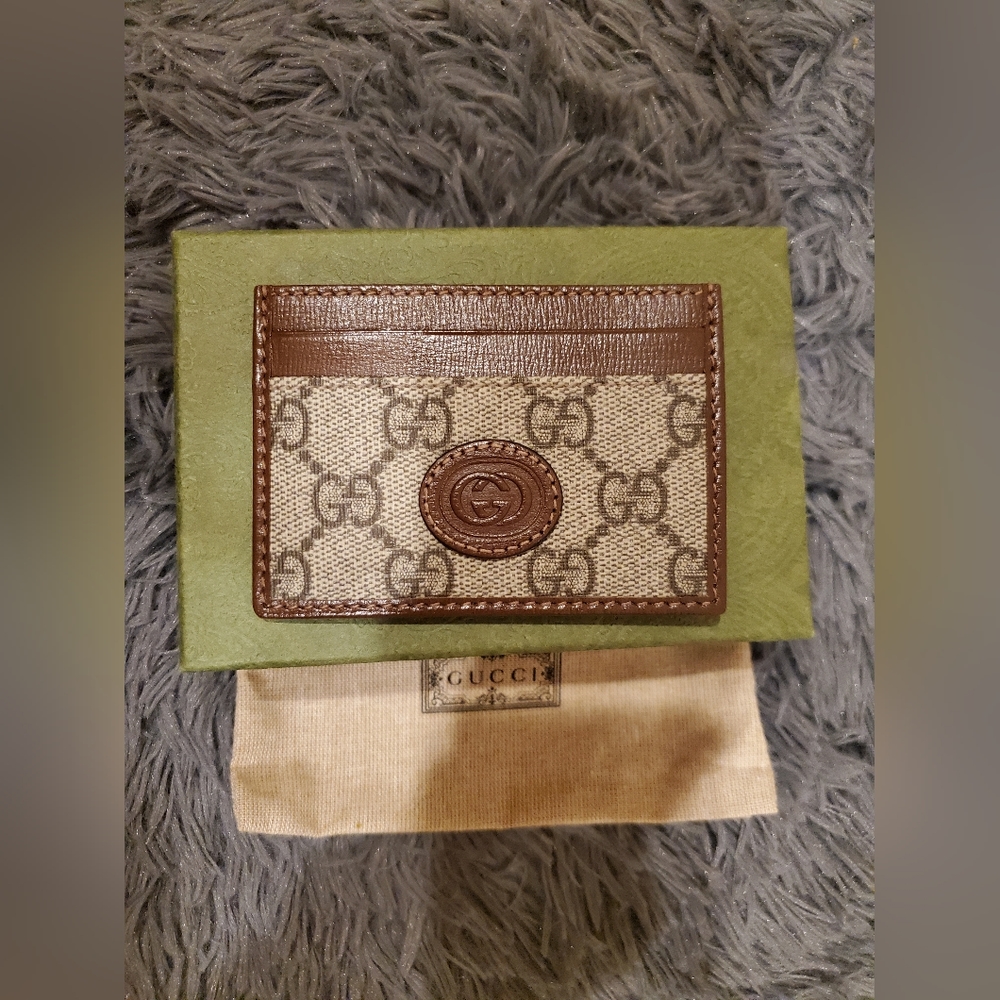 🛑SOLD‼️New- Gucci GG Supreme Money Clip Wallet - Picture 1 of 11
